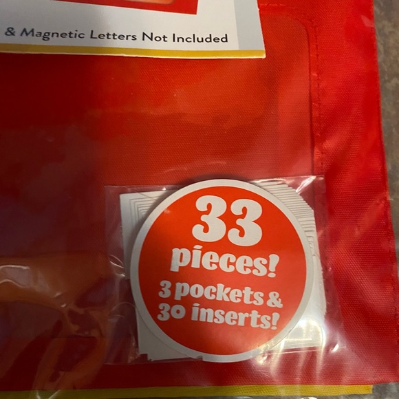 New in Package Teacher Classroom Magnetic Pockets 33 pieces - Picture 3 of 3